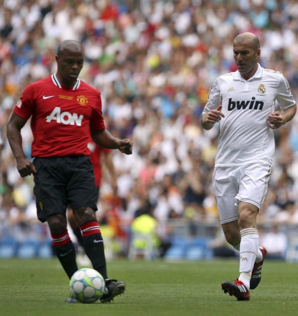 Kvinton Forčun i Zinedin Zidan na revijalnoj utakmici Junajted Real Madrid