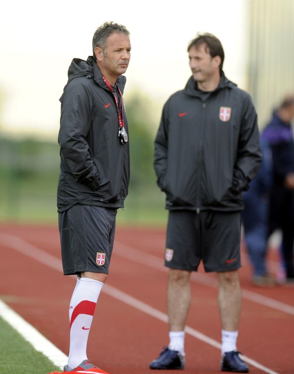 Miroslav Tanjga i Siniša Mihajlović u reprezentaciji Srbije