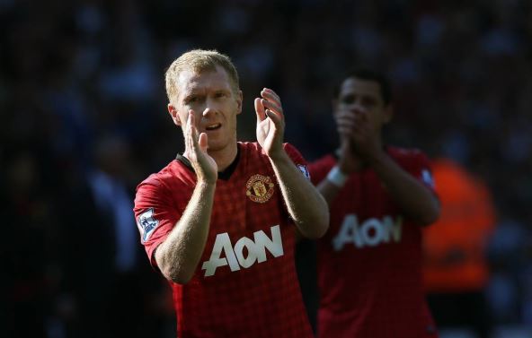 Pol Skols u dresu Mančester junajteda