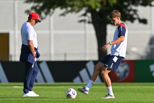 Ognjen Ugrešić na treningu reprezentacije Srbije