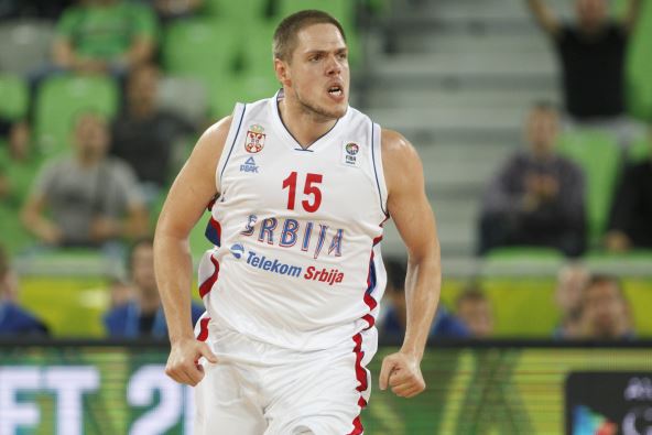 Vladimir Štimac u dresu Srbije.