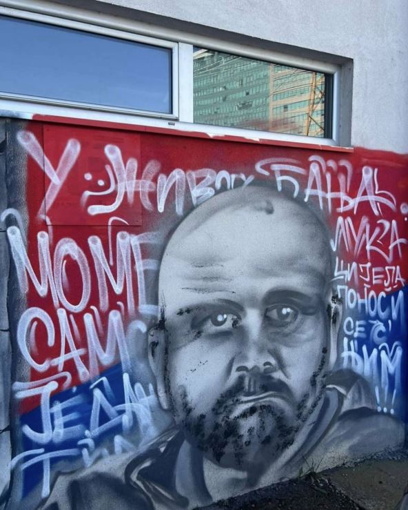Mladen Žižović dobio mural na stadionu Borca u Banjaluci