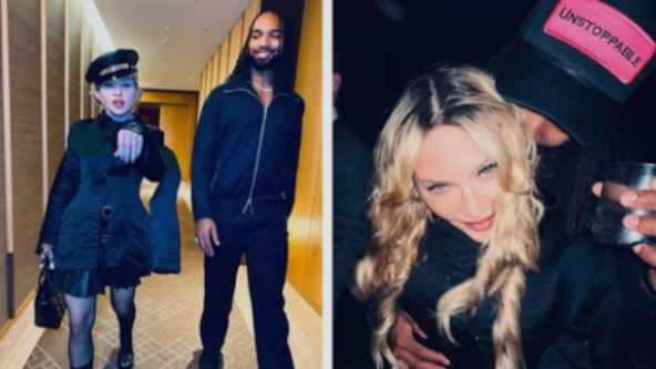 Madona pokazuje verenički prsten sa Akimom Morisom