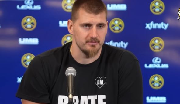 Nikola Jokić na konferenciji za medije