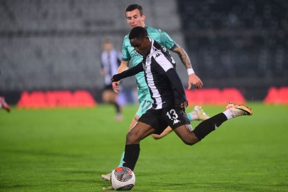 Mohamed Abudlmalik debi za Partizan protiv Novog Pazara