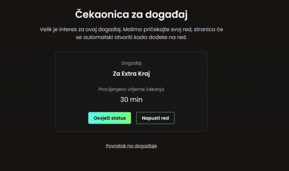 Kupovina karata za Aleksandru Prijović