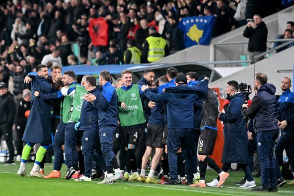 Fudbaleri Kosova slave pobedu nad Slovenijom.