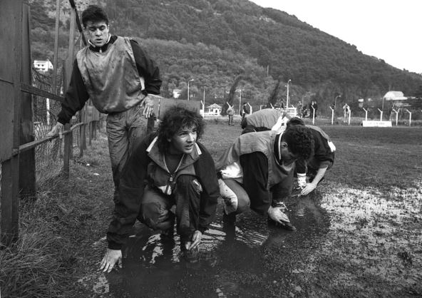 Siniša Mihajlović na pripremama Zvezde u Budvi.