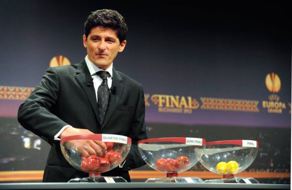 Miodrag Belodedić na žrebu za Ligu Evrope