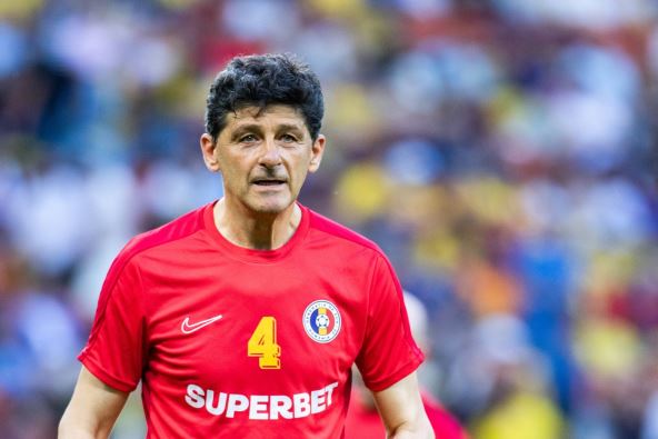 Miodrag Belodedić u utakmici veterana u Rumuniji