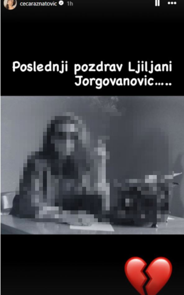 Cecina objava posvećena Ceci Ražnatović