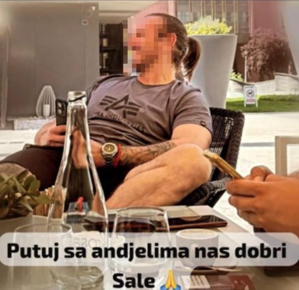 Aleksandar Masalušić, objava na Instagramu Katarine Živković