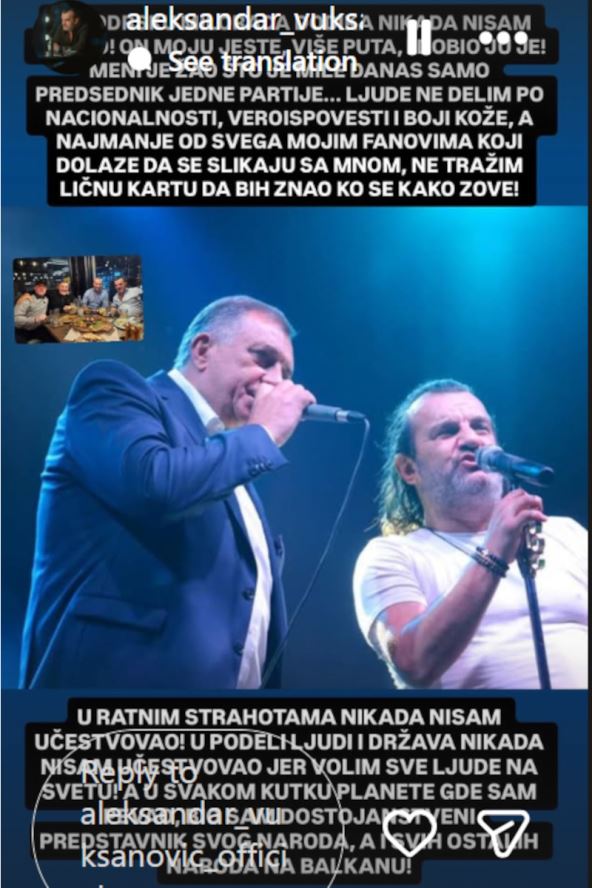 Aca Lukas odgvoorio Dodiku