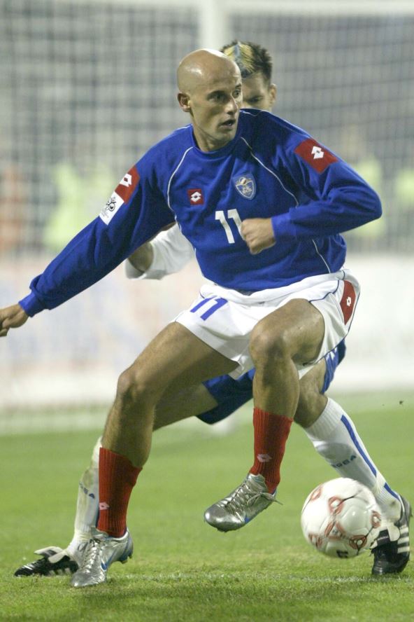 Predrag Đorđević u dresu reprezentacije SCG.