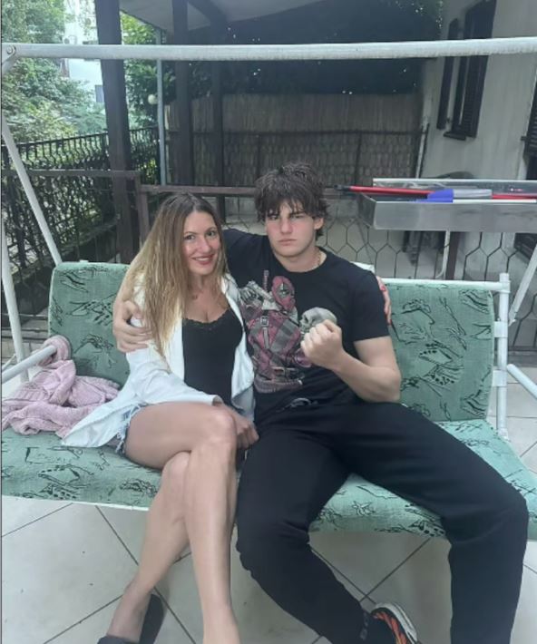 Nevena Adžemović sa sinom