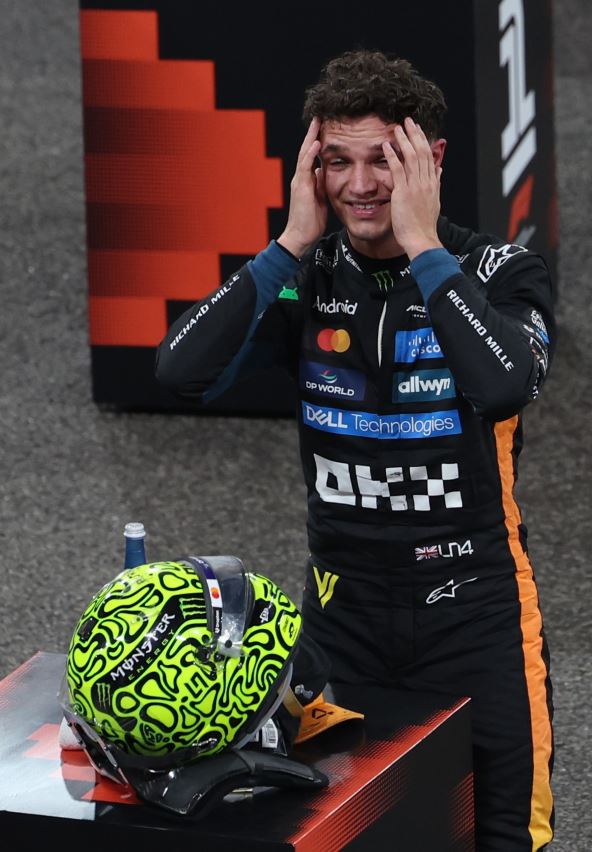 Lando Noris slavi titulu šampiona Formule 1