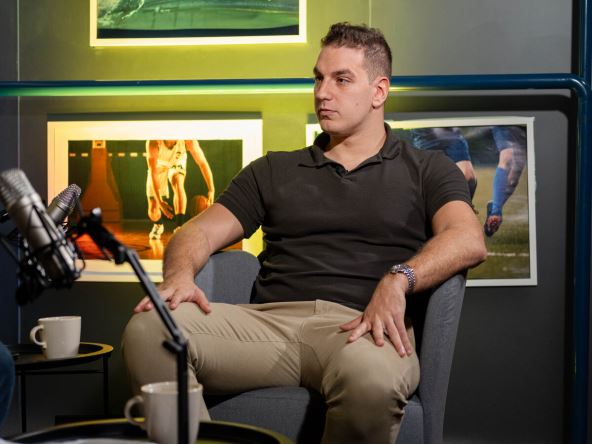 Nikola Jakšić tokom gostovanja u MONDO podkastu priča za medalju