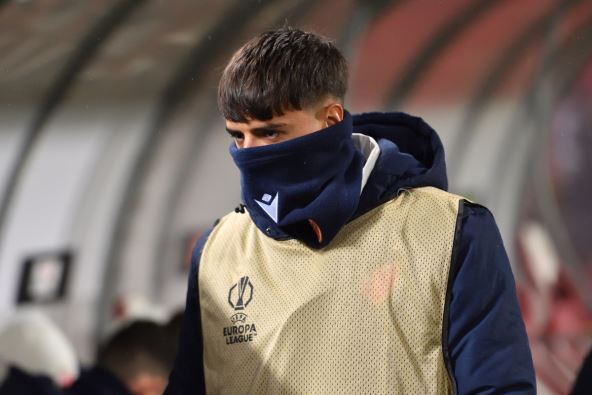 Luka Zarić na klupi Crvene zvezde