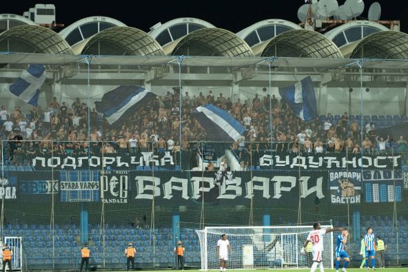 Varvari navijači Budućnosti