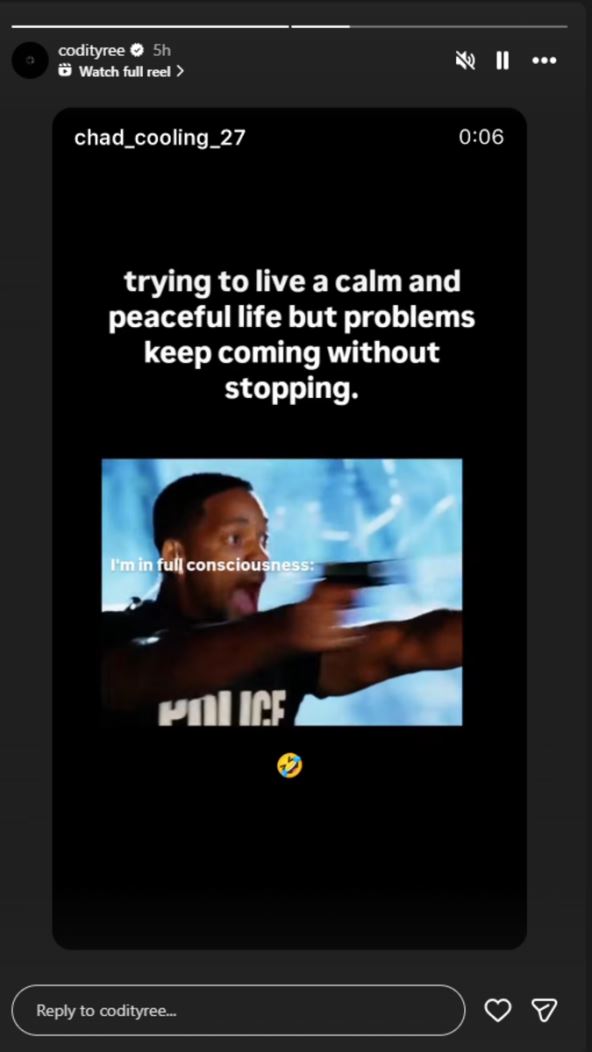 Objava na instagramu Kodija Milera-Mekintajera