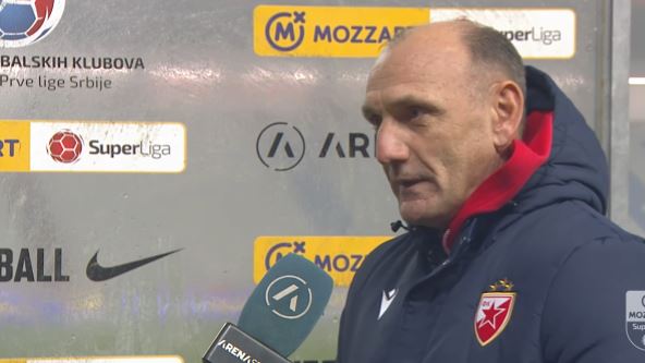 Nebojša Milošević daje izjavu za TV Arena sport