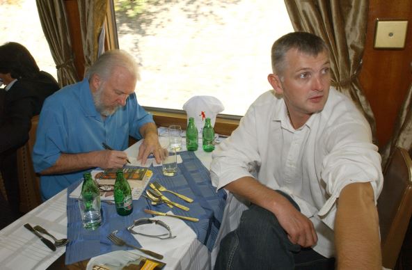 Žarko Paspalj i Greg Popovič na ručku u Beogradu