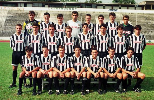 Veljko Paunović u prvom timu Partizana