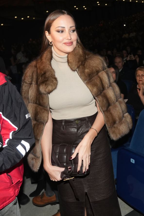 Aleksandra Prijović na koncertu Emine Jahović