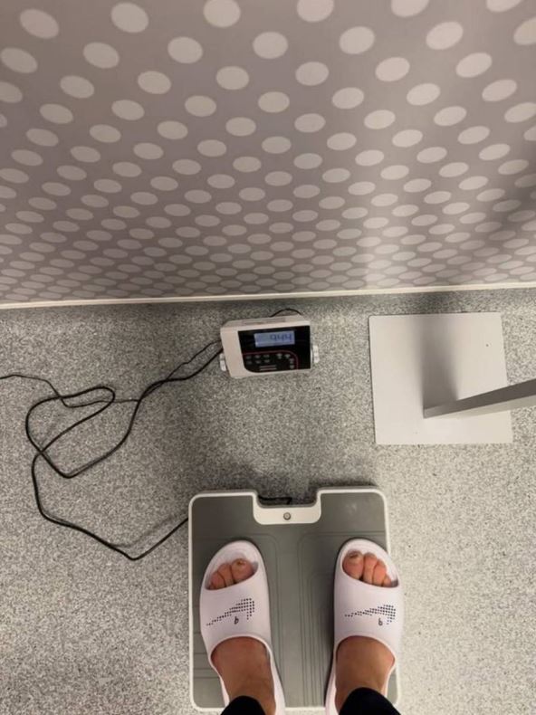 Erling Haland na merenju kilaže