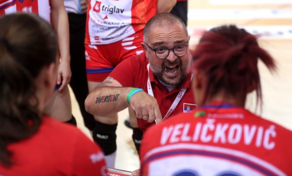 Andreja Vukojević trener rukometašica Zvezde