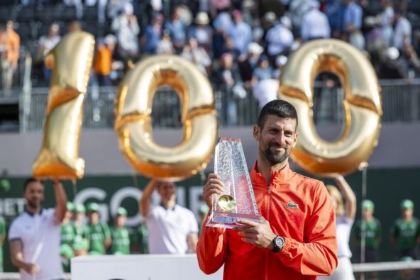 Novak Đoković osvojio 100. pehar u Ženevi