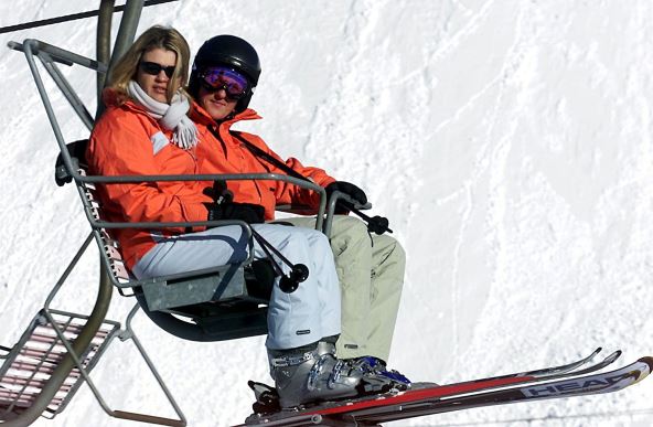 Korina Šumaher i Mihael Šumaher.