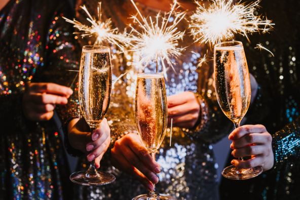 nazdravljanje šampanjcem