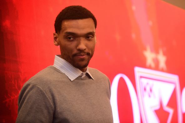 Džoel Bolomboj na novogodišnjem koktelu Crvene zvezde