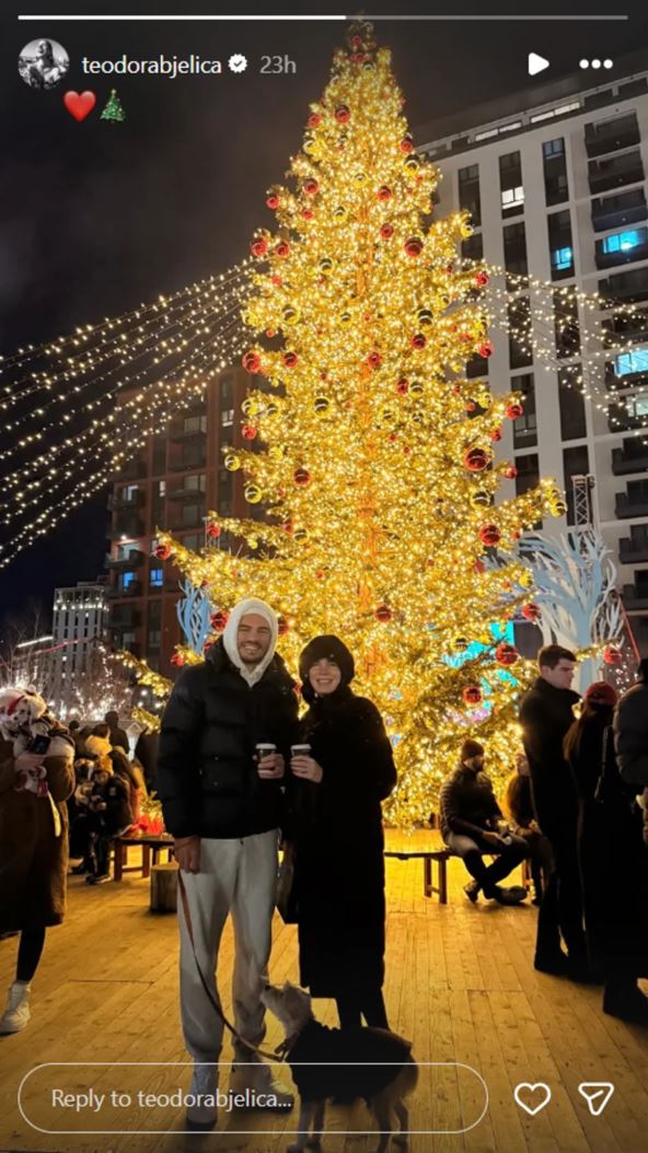 Teodora Bjelica sa suprugom