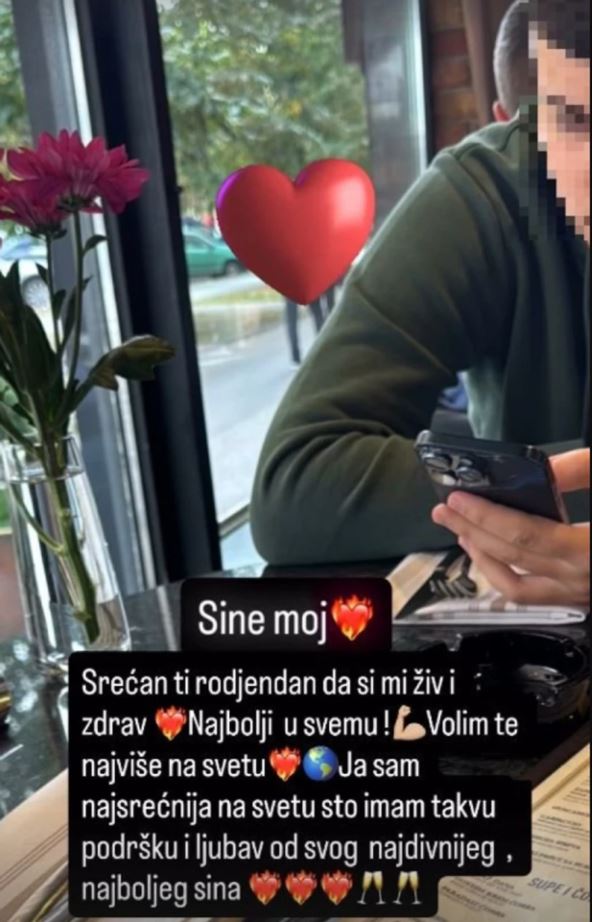 Darin stori posvećen sinu