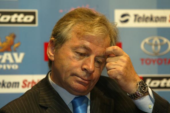 Ilija Petković na konferenciji za novinare reprezentacije SCG