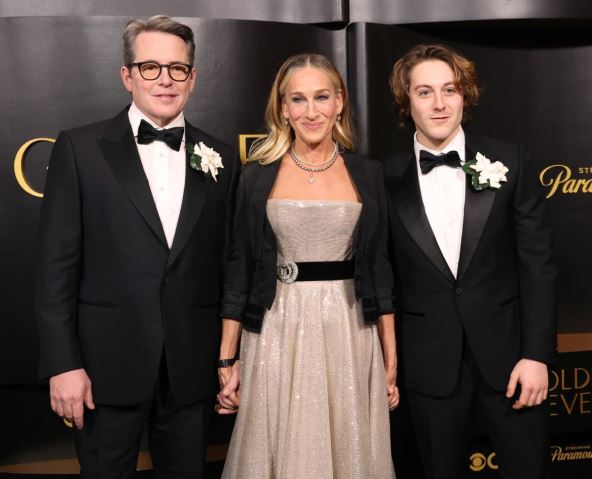 Sara Džesika Parker sa mužem i sinom