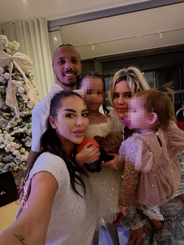 Zorana Jovanović Zorannah sa verenikom i njegovom bivšom