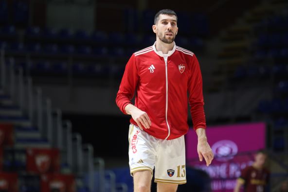 Ognjen Dobrić na meču protiv Bosne