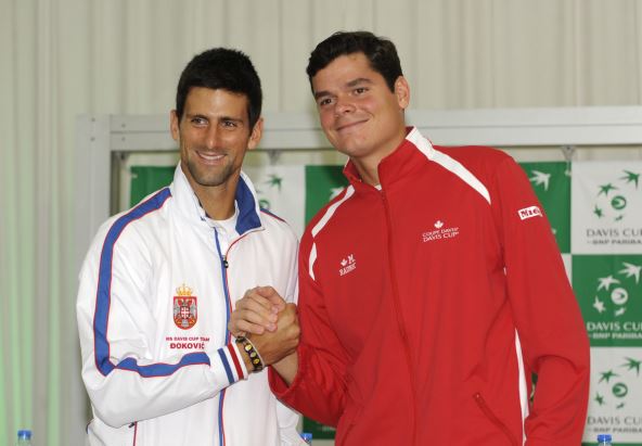 Novak Đoković i Miloš Raonić na Dejvis kupu u Srbiji
