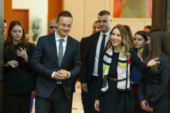 Sastanak delegacija Srbije i Mađarske, Dubravka Đedović Handanović i Peter Sijarto (19).jpg