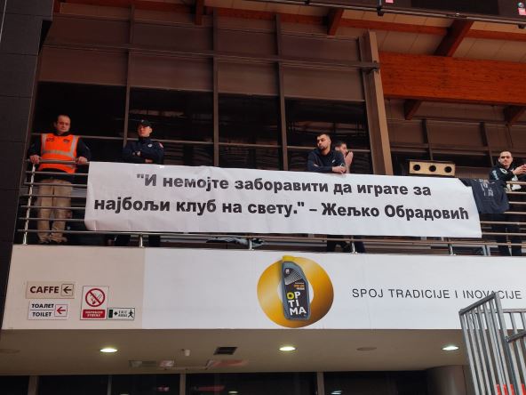 Navijači Partizana zviždali Đoanu Penjaroji u Laktašima