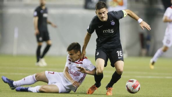 Saša Zdjelar na utakmici Partizan Voždovac