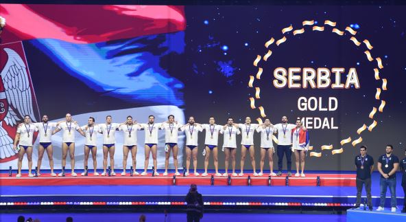Vaterpolo reprezentacija Srbije šampion Evrope