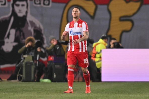 Marko Arnautović na utakmici Zvezda Selta