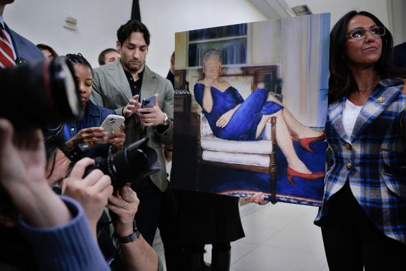 Slika Bila Klintona u haljini