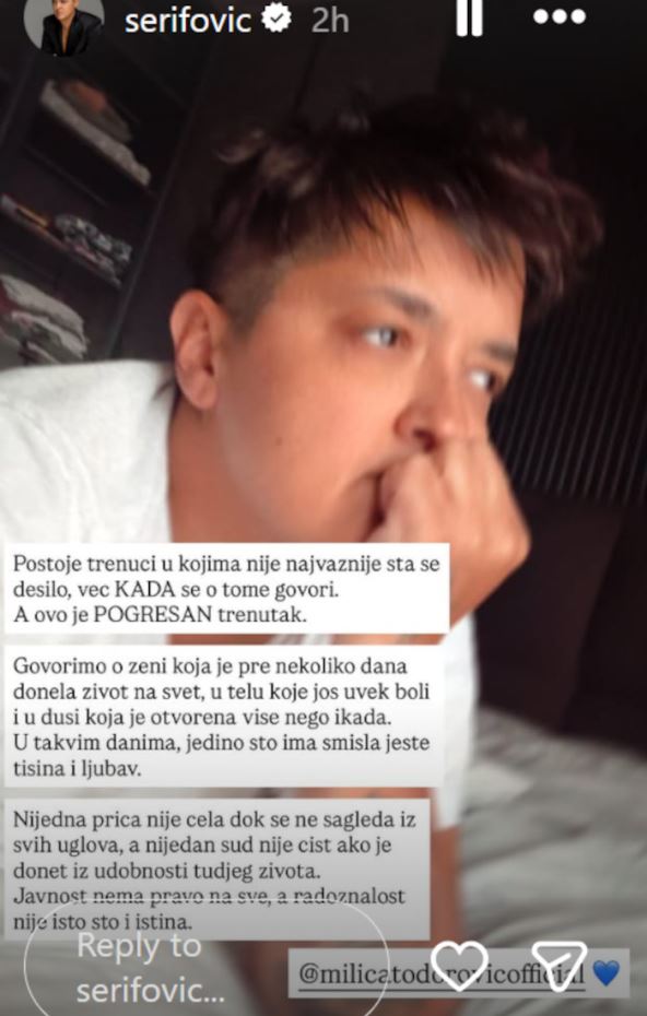 Marija Šerifović podrša Milici Todorović