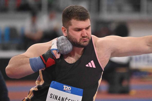 Armin Sinančević na atletskom mitingu u Beogradu