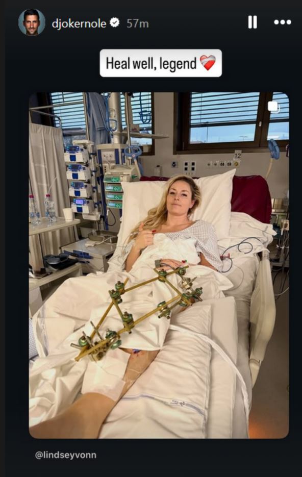 Novak Đoković podržao Lindzi Von